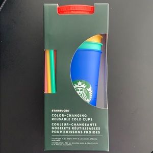 Starbucks Color Changing Cups - 5 pack